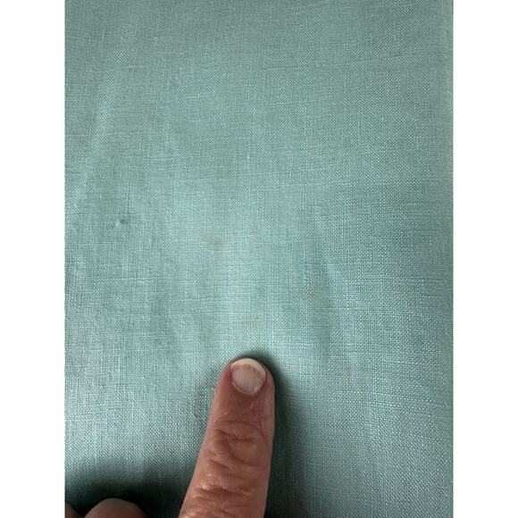 Anthropologie For Cynthia By Cynthia Rowley 100% Linen Sleeveless Top L Aqua - Picture 12 of 14